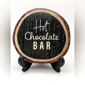 “Hot Chocolate Bar” Sign & Stand